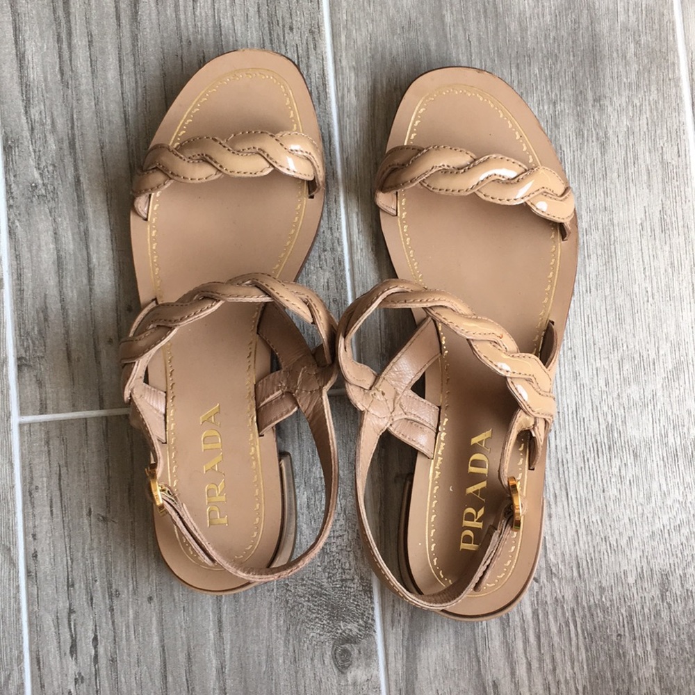 Prada Tan Sandals